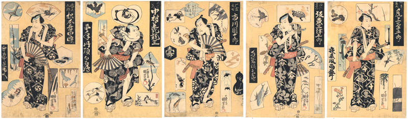 Kuniyoshi “雁金五人男”