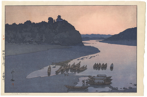 Yoshida Hiroshi “The Kiso River”