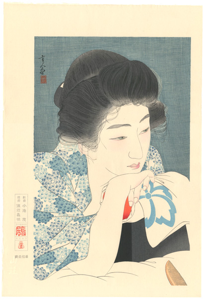 Torii Kotondo “朝寝髪”
