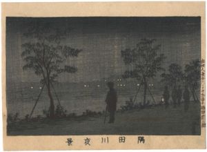 True Pictures of Famous Places of Tokyo / Night View of Sumidagawa River