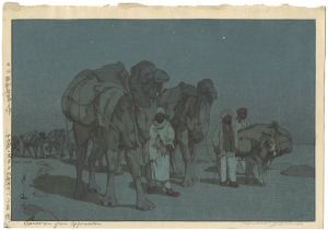 アフガニスタンのキャラバン　月夜