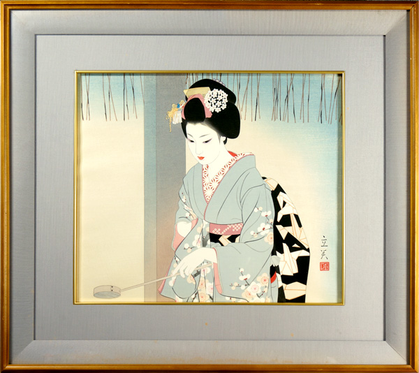 Shimura Tatsumi “Hastumode (First Shrine visit of New Year)”