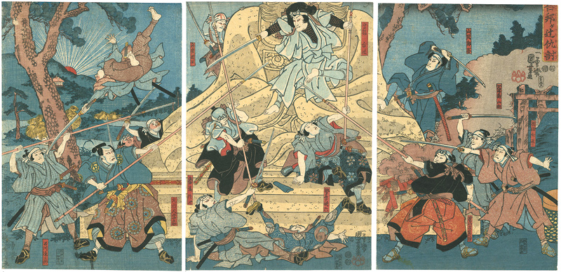 Kuniyoshi “Revenge at Gappogatsuji”