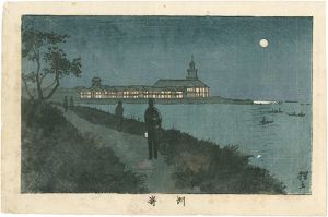 True Pictures of Famous Places of Tokyo / Susaki (at Night)