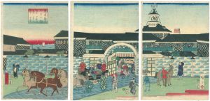 Hiroshige III / Tsukiji Hotel in Tokyo [東京築地ホテル館]