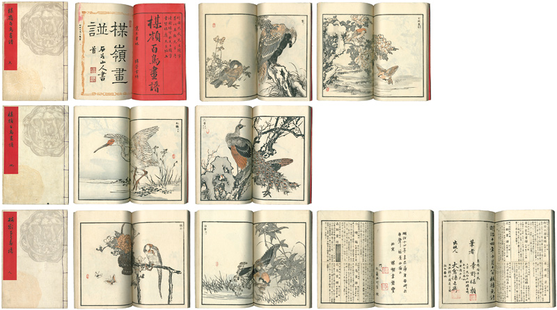 Bairei “楳嶺百鳥画譜　天・地・人”