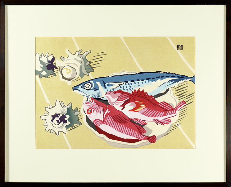 Yasui Sotaro “Fish and Turban shell”