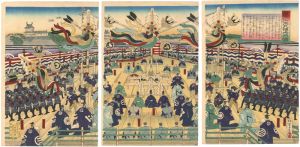 幕府御本丸棟上式之図
