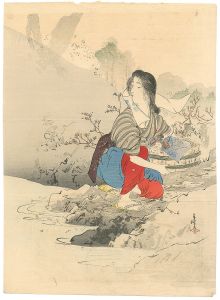 Tsutsui Toshimine / Kuchi-e Print