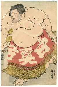 Yoshimori / Sumo-e : Shiramayumi [相撲絵　白真弓]