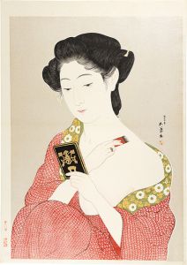 Hashiguchi Goyo / Woman Applying Make-up