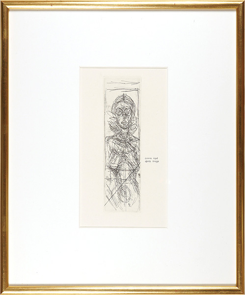 Alberto Giacometti “Front of Annette”