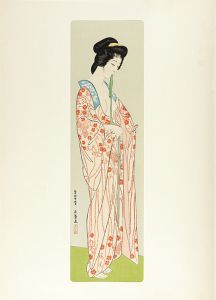 Hashiguchi Goyo / Woman Dressing- Woman in a Long Undergarment 【Reproduction】