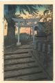 Evening　Glow at Suwa Shrine, N......
