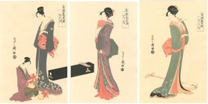 Eishi / Selected Geisha of the Yoshiwara (Seiro Geisha sen)  [青楼芸者撰【復刻版】]
