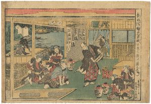 Kunimaru / Newly Published Perspective Picture of the Loyal Retainers / Act.10 [新版浮絵忠臣蔵十段目]