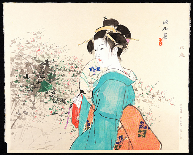Ito Shinsui “Autumn garden”