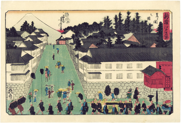 Yoshitora “New Selection of Famous Places of Edo / Kasumigaseki”