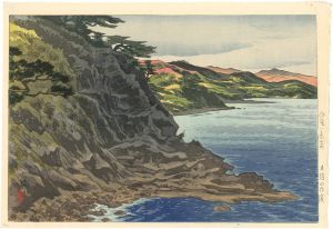 Ito Shinsui / Eight Views of Izu Province / Afternoon at Shirahama