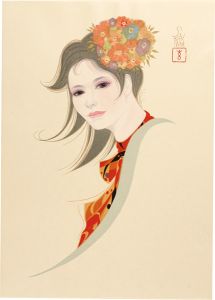 岩田専太郎「春浅く」