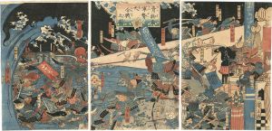 青物魚軍勢大合戦之図