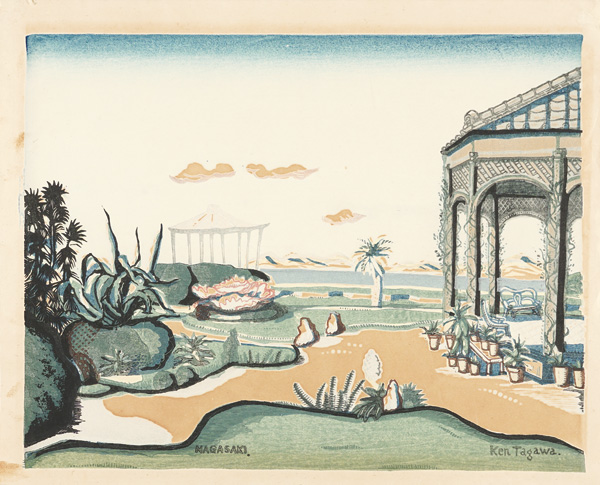 Tagawa Ken “View of the Ocean, Nagasaki”