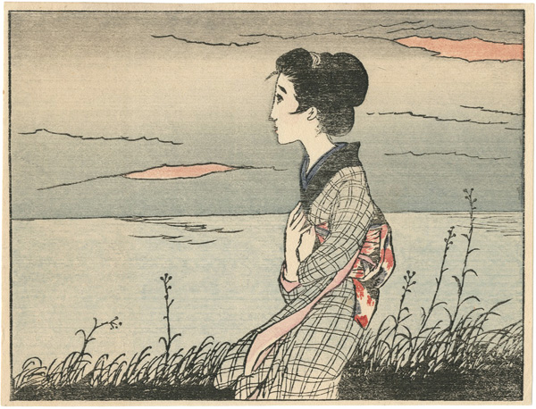 Takehisa Yumeji “Women Missionaries ; Flower of Netherlands from the Magazine The Ladies' Graphic (Fujin Gurafu) ”