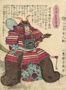 Yoshiiku / Heroes of the Great Peace : Azai Bizennokami Nagamasa [太平記英勇伝　浅井備前守長政]