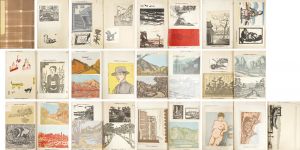<strong>Muto Kanichi, Nakagawa Yutaro, Kobayashi Asaji, Ogawa Tatsuhiko, Kawakami Sumio, Asahi Masahide and Other Artists</strong><br>Prints Collection of Eucalyptu......