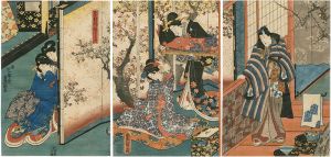 Toyokuni III / Morning in Spring [はるのあした]