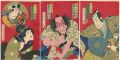 Kabuki Actors Print	