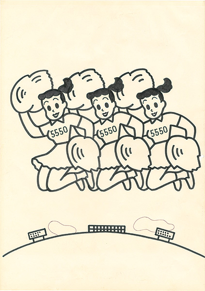 Harada Osamu “Painting: Cheerleaders(tentative title)”