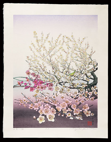 Yoshida Chizuko “Shiai(Chrysanthemum, Lotus, Plum, Orchid) - Plum”