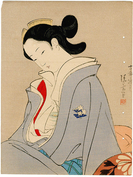 Kaburaki Kiyokata “Kuchi-e Print”