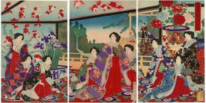 Chikanobu / Nobility in the Evening Cool [高貴納涼の図]