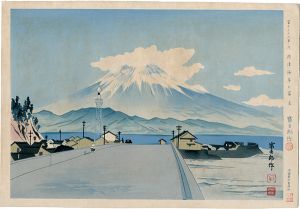 Tokuriki Tomikichiro / Thirty-Six Views of Mt. Fuji / Fuji of Okitsu Beach