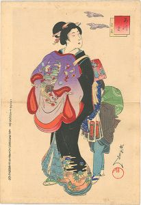 Chikanobu / Azuma: Shrine Visit [あつ満　宮参]