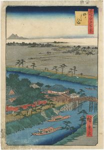 Hiroshige I / 100 Famous Views of Edo / Yanagishima [名所江戸百景　柳しま]