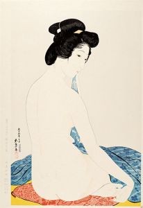 Hashiguchi Goyo / Woman after a bath 【Reproduction】