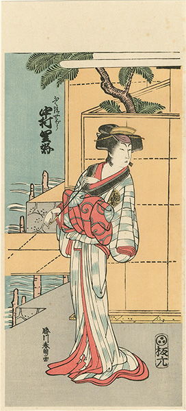 Hokusai “The Actor Nakamura Riko in the Role of the Wife of Fukukiyo”