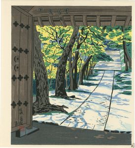 Tokuriki Tomikichiro / Nison-in Temple in Saga