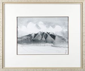 安野光雅「斜里岳（街道をゆく）」