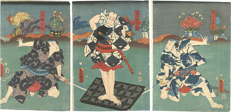 Toyokuni III “Kabuki Play: Natsumatsuri Naniwa Kagami”