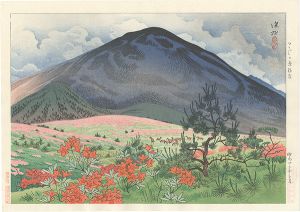 Ito Shinsui / Ten Views of Shinano Province / Field of Azalea in Early Summer