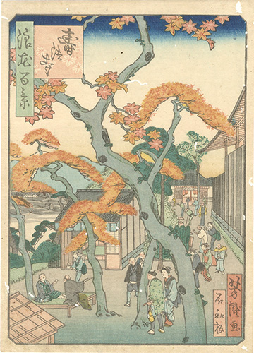 Yoshitaki “One Hundred Views of Naniwa / Juho-ji Temple”
