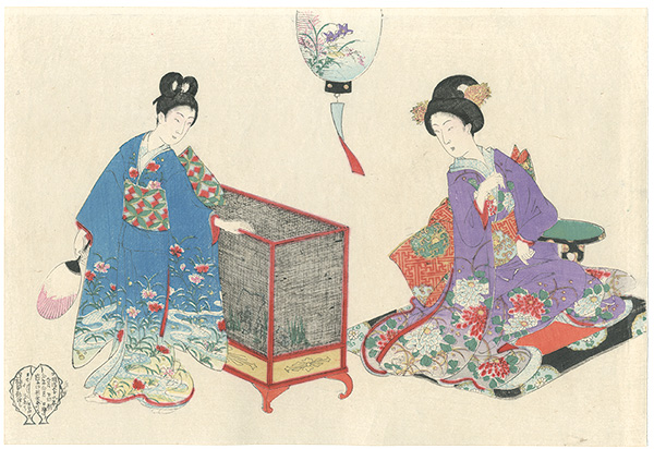 Chikanobu “Women's Customs / Insect Cage (tentative title)”