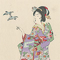 Chikanobu “Women's Customs / Uncaging the Birds (tentative title)”