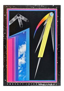 Nagai Kazumasa / Signed Works of Twenty Eight Japanese Artists for Poster Exhibition FREEDOM '80s (Amunesty International Japanese Section)