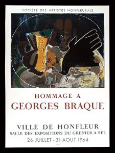Georges Braque / Exhibition Poster : HOMMAGE A GEORGES BRAQUE