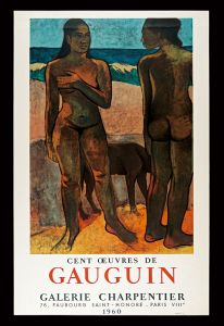 Paul Gauguin / Exhibition Poster : CENT OEUVRES DE GAUGUIN
